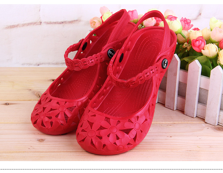 Giày y tá dép nữ mùa hè màu trắng bằng nhựa thoáng khí Giày công sở thoải mái khi đi giày đi biển sandal bitis