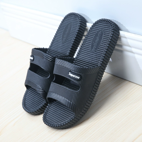 Мужские нескользящие летние тапочки на платформе, мягкая подошва