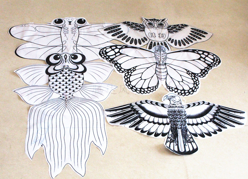 Parent-child DIY bamboo blank teaching kite*A variety of school group activities fun children like 9 starts