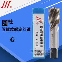 In-quantity English Cylindrical Tube Spiral Screw Machine With Silk Cone G1 8 G1 4 G3 8 G1 2 G3 4 G1