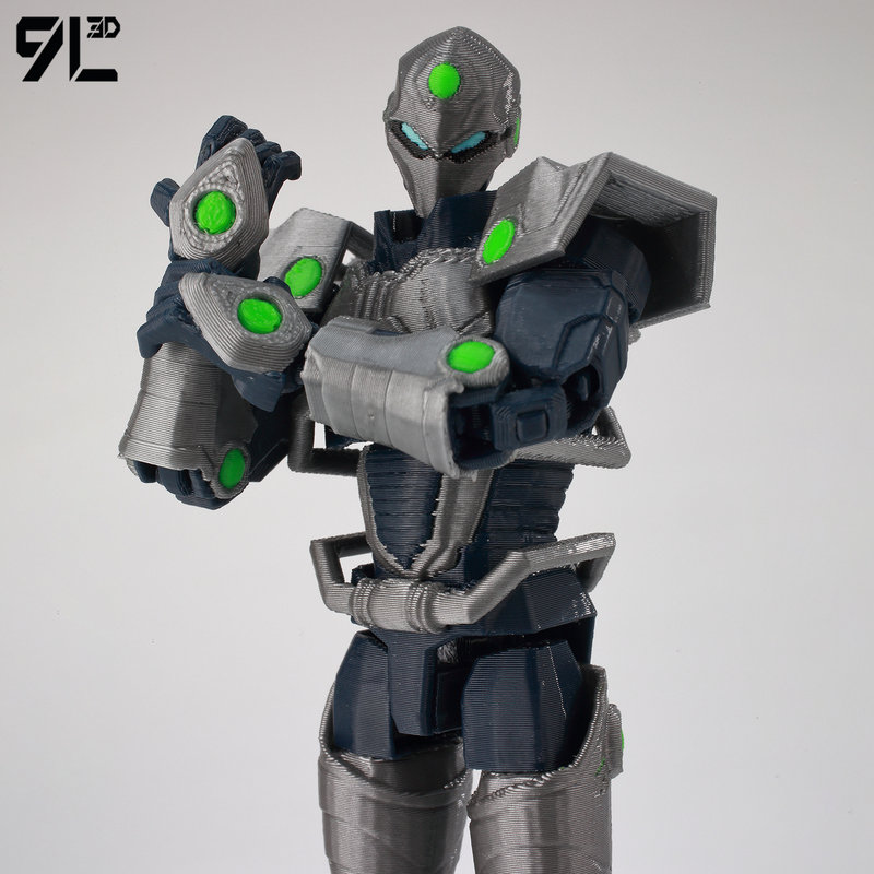 New Invincible Young Hero Tech Jacket Figure Authentic 9L 3D Printed Articulated Action Figure Student Model Gift