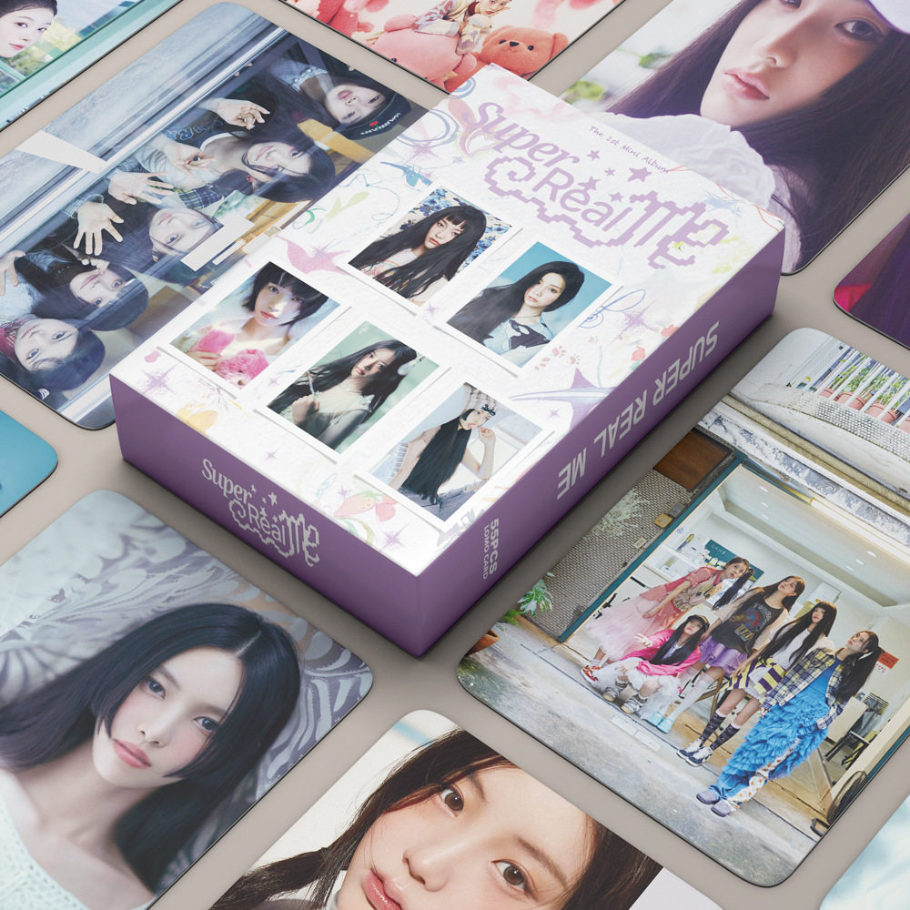 ILLIT卡片出道专辑《SUPER REAL ME》系列自印小卡55张，应援IROHA的