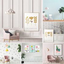 Anchor live broadcast background cloth 3D indoor photography photo Taobao shooting children photo retro style European simple wall