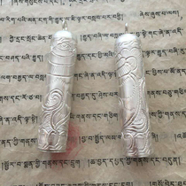 ( customized )ROO and wheel amulet pure silver tube