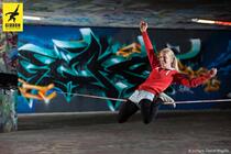 Hot selling gibbon walking webbing balance webbing rope fancy webbing extreme sports rock climbing