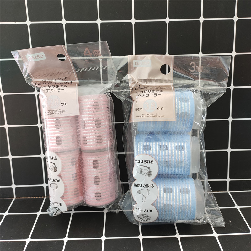 Japan DAISO big creative sloth air and sea with self-adhesive curly hair styled curly hair styled plastic roll hair stick