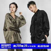 STR:SMOOTH OVERSIZE SHIRT SMOOTH SOFT INDUSTRIAL TEXTURE LOOSE SHIRT