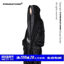 STR: PURIFY BATHTUB heavy weight 470g Three-layer cut velvetpurify the soulcan be worn outside the bathrobe