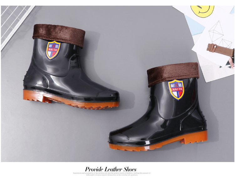 Chaussures - bottes caoutchouc homme pour hiver - semelle caoutchouc - Ref 962236 Image 40