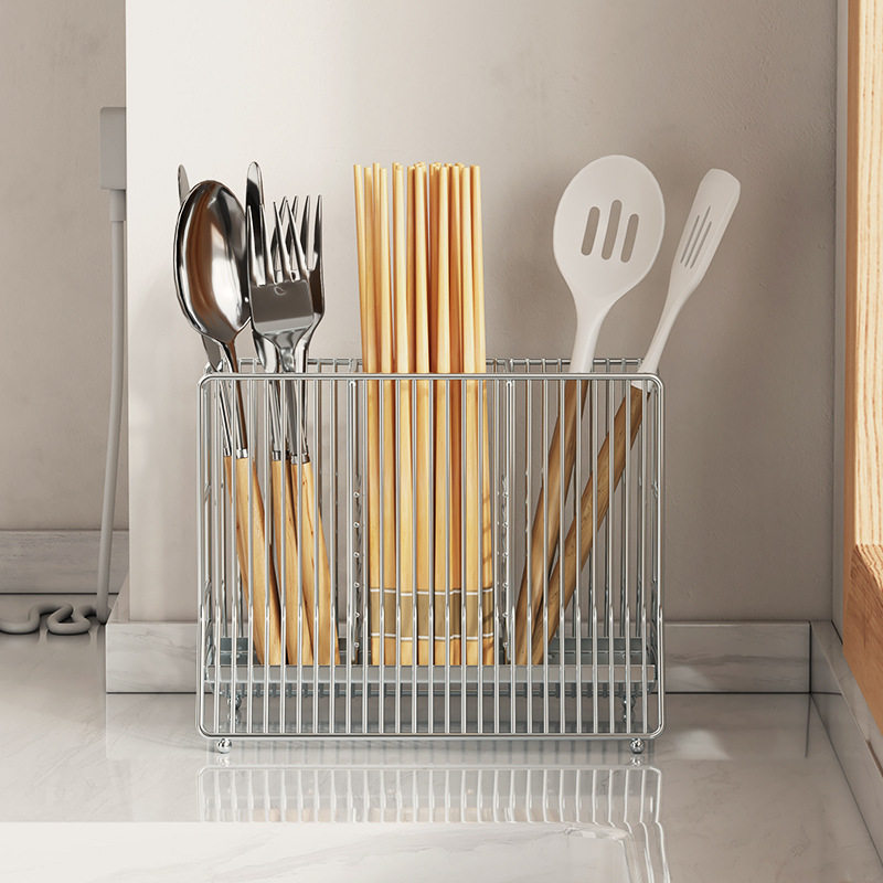 304 stainless steel chopstick cage household chopstick barrel