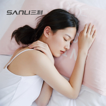 Sanli pillowcase pure cotton pair European style cotton gauze simple Nordic pillowcase anti-falling 2021 new