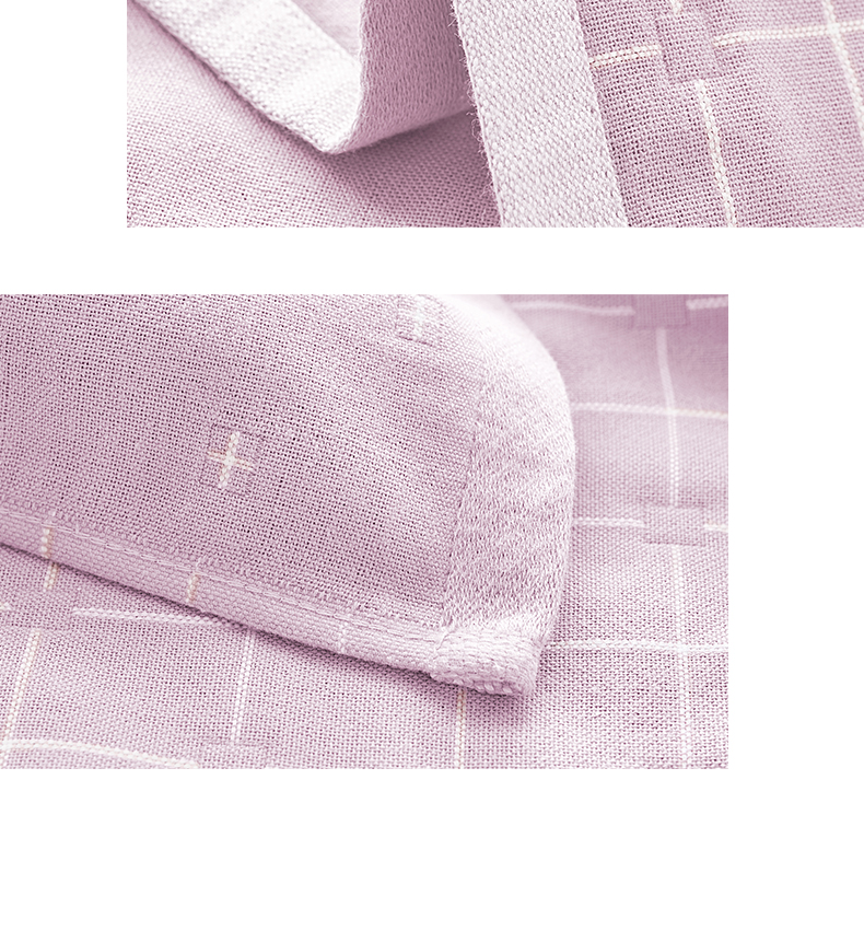 Sanli gối khăn cotton sao bốn mùa sinh viên trưởng thành đôi bông khăn đôi đơn mềm vỏ gối vuông