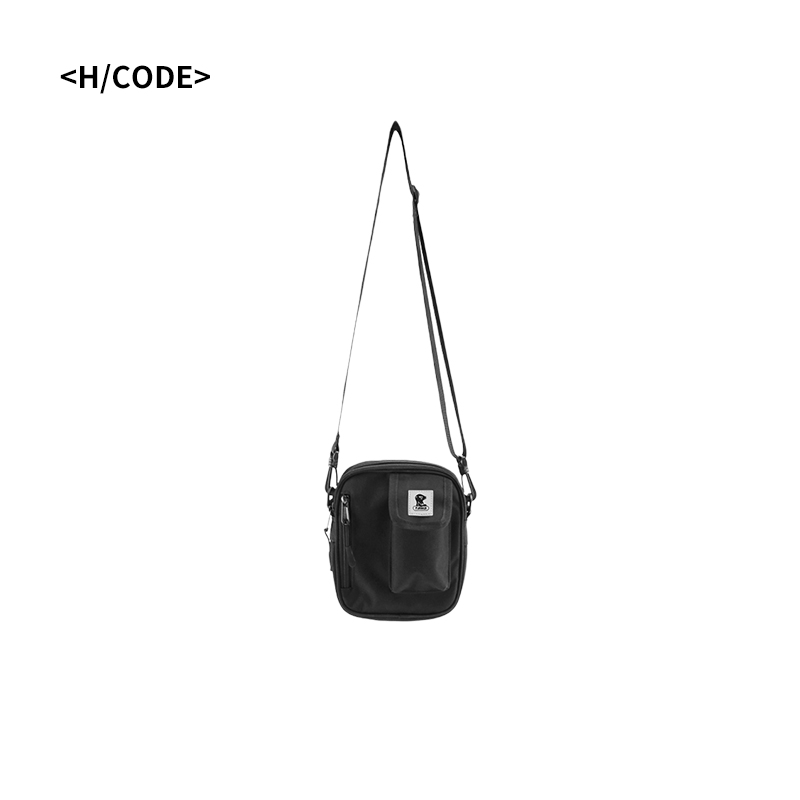 Simple canvas bag men's casual one-shoulder messenger backpack women's street trend shoulder bag Harajuku student schoolbag