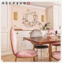 Creative home decoration wall-mounted decorative mirror European three-dimensional wrought iron sofa background wall decoration sun glasses new products