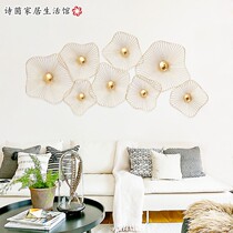 Wall decoration wall hanging creative wall pendant wall decoration hotel club living room background stainless steel wall decoration