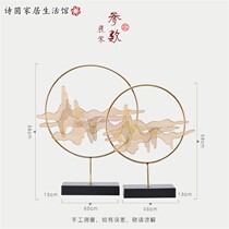 Chinese ornaments new Chinese modern Zen living room porch bedroom home decoration crafts model room decoration