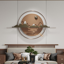 Living room wall decoration new Chinese style bedside background wall hanging light luxury bedroom wall decoration restaurant entrance wall decoration