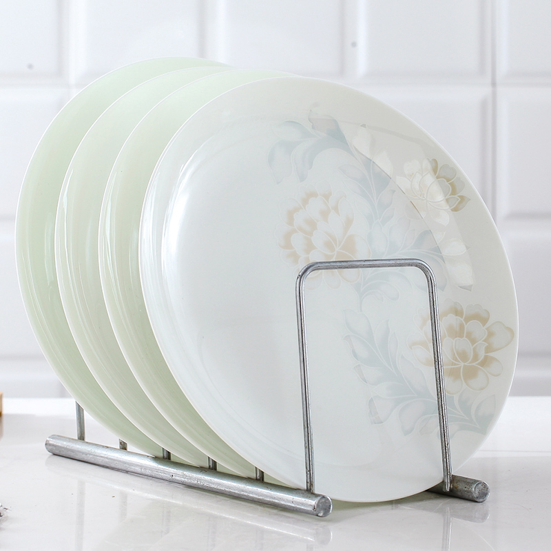 Jingdezhen four pack 】 【 ipads porcelain ceramic disc compote dish plate 8 inches on platter CD plates suit household