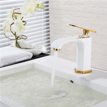 Wenjie Nordic white toilet single hole basin faucet bathroom basin wash basin wash basin hot and cold faucet
