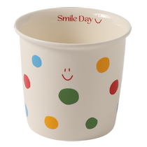 Kawashimaya cute polka dot coffee cup mug for home use particularly beautiful ceramic water cup with lid hand cup