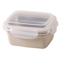 Kawashimaya fruit lunch box stainless steel food sealed crisper portable out-and-out refrigerator storage box with lid