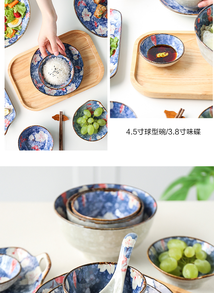 Island house in Japanese tableware ceramic bowl of creative move home 0 fish salad bowl such as bowl of soup bowl