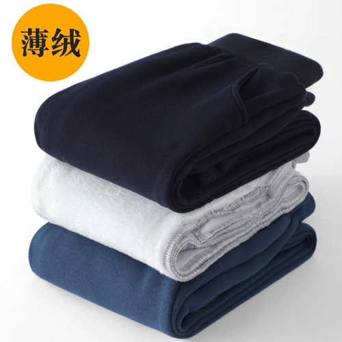 Детские бархатные демисезонные штаны подходит для мужчин и женщин, черная форма для школьников для детского сада