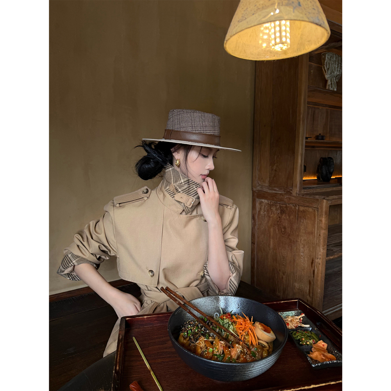 Youwei【Paris Extra】2026 Very Beautiful Trench Coat for Women, New Mid-Length Coat for Autumn