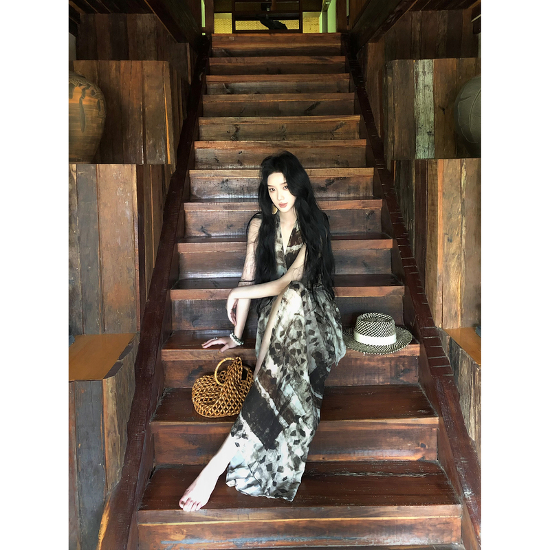 Youwei【Wandering Poet】Early Spring Beautiful Dress for Women 2026 New Style Halter Neck Dress Summer Youwei【Wandering Poet】Early Spring Beautiful Dress for Women 2026 New Style Halter Neck Dress Summer