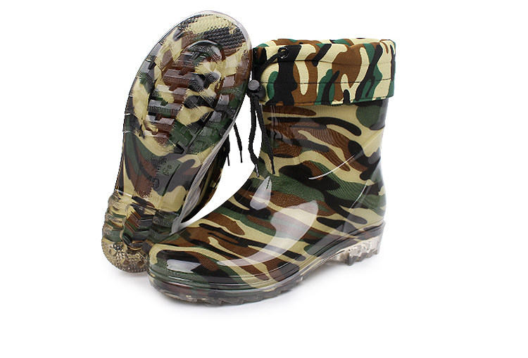 Chaussures - bottes caoutchouc homme pour hiver - semelle tendon - Ref 959877 Image 8