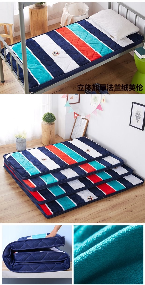 Dày sinh viên ký túc xá nệm 0.9x 1.9M giường xốp giường 1.95m junior nữ sinh trung học lên giường nệm lây lan - Nệm nệm foam