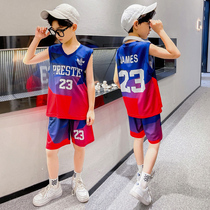 Basketball suit suit Boys student game breathable personalized team uniform CUHK childrens sports training jersey Childrens ball suit