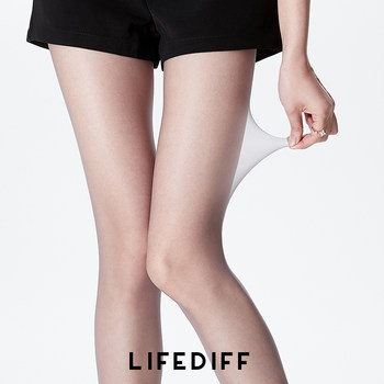 Lycra 8D Snag-Resistant, Cut-To-Fit, Gray Nude-Feel Pantyhose for Women, Summer Thin Style, Spring and Summer Tights, Skin-Enhancing