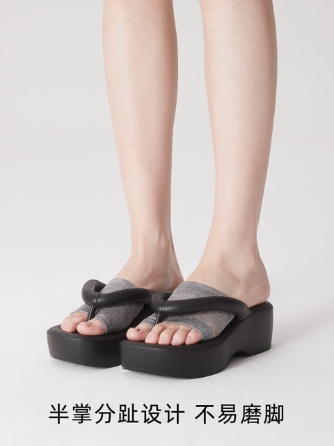 Mesh Bikini Split-Toe Socks Half-Length Socks Women's Flip-Flop Non-Slip Invisible Summer Two-Toe Socks Half Socks