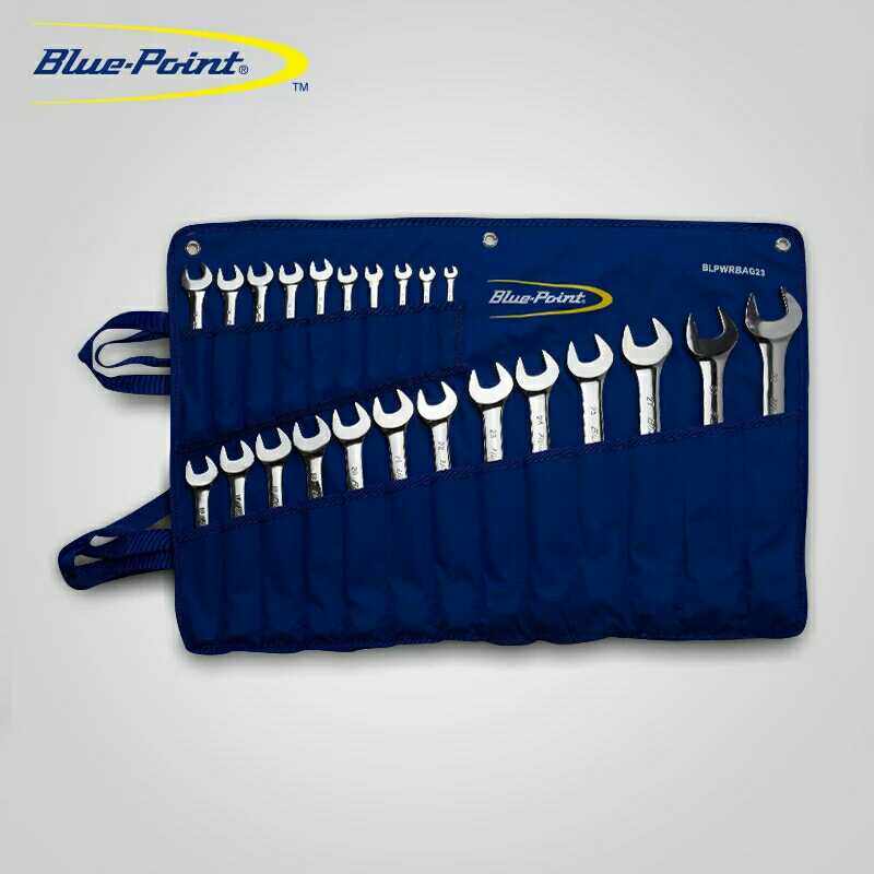 Blue Point Blue Dot Dual-use Wrench Set Five Gold Tools Steam Repair Dual-use Wrench Set 23 pieces