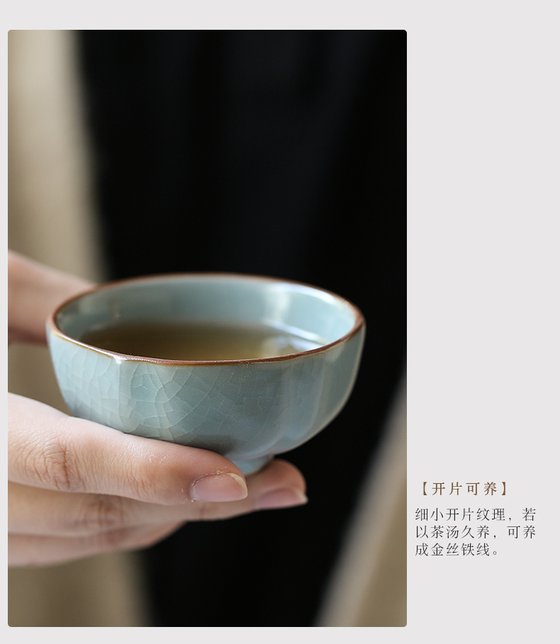 Three frequently hall your up puer tea cups masters cup sample tea cup S44032 jingdezhen ceramic kung fu tea set single CPU