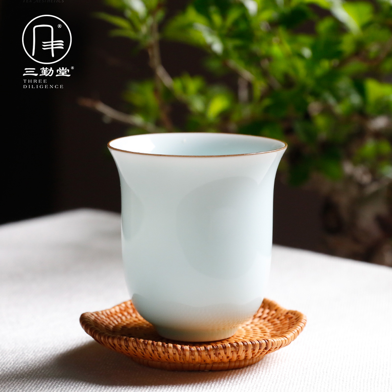 Three frequently hall office jingdezhen ceramic keller cup kung fu tea set S41119 fragrance - smelling cup big capacity