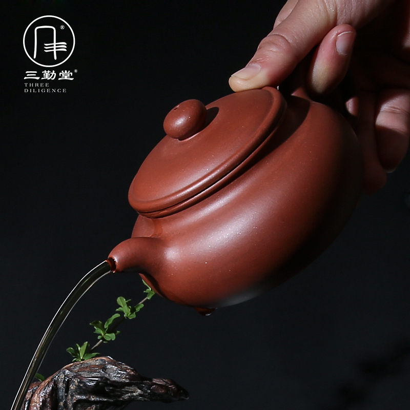 Three frequently masters are it yixing teapot kung fu tea set manually # ore S26007 the qing cement drum pot