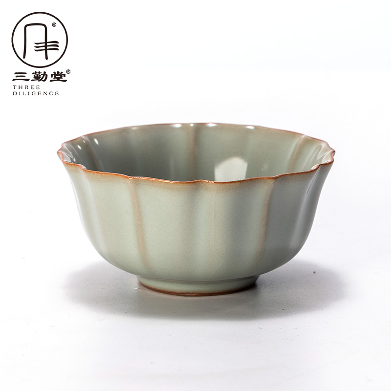 Three single attendance hall puer tea cup tea cup bigger sizes don secret master of jingdezhen ceramic cup ultimately responds pure manual S44107