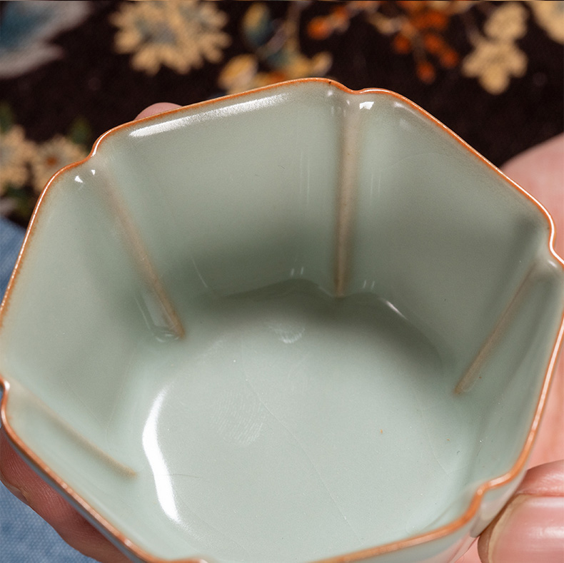 Three frequently hall jingdezhen ceramic cups pure manual pu tang secret ceramic cup bigger sizes master sample tea cup S44101