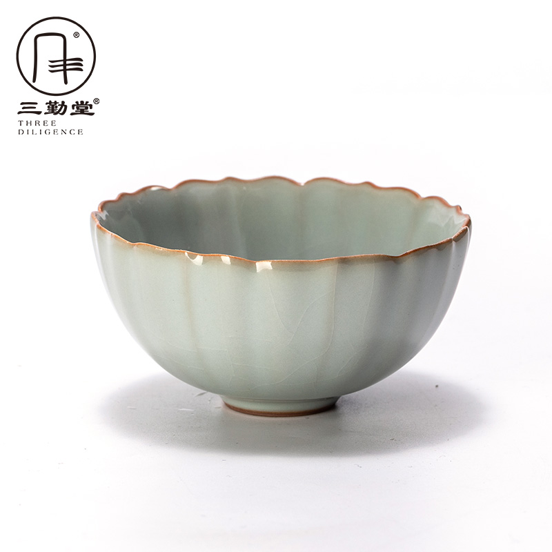 Three frequently hall hand cup pure manual code master cup single tang secret porcelain ceramic tea cup S44104 pu - erh tea cup