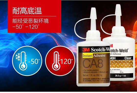 3M胶水 CA40H快干胶 CA8高强度 171万能强力金属木材陶瓷玻璃塑料