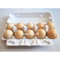  White 10 pieces of pulp egg box soil egg soil duck egg packing box breeding special pure pulp egg box egg tray