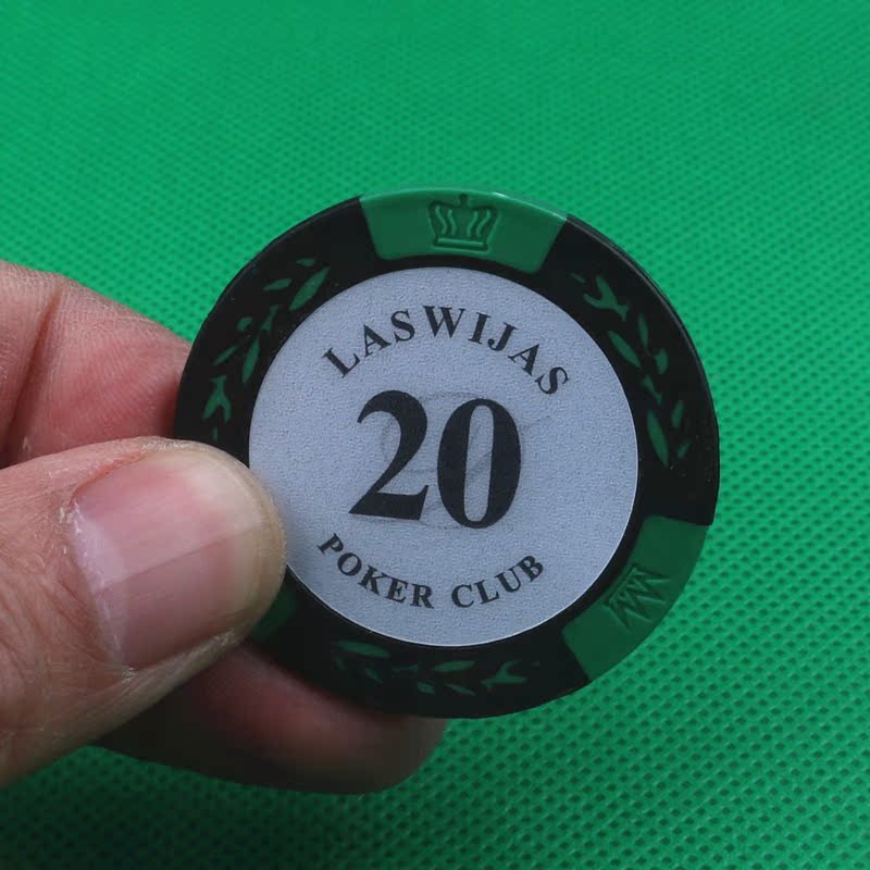 Chips Wheat Ear Clay 14g Texas Holdem Poker 0835 Stud Chips Coin Mahjong Chips Tùy chỉnh Chip Coin - Các lớp học Mạt chược / Cờ vua / giáo dục chip chơi bài