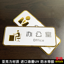 Acrylic General Managers Office of Piano Classroom Live Studio Live Room for Men and Womens Locker Brand