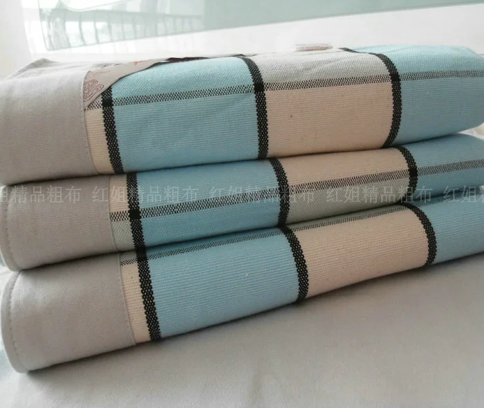 Khuyến mãi đặc biệt Áo ba lỗ bằng vải cotton kẻ sọc cũ Bộ đồ ba mảnh - Thảm mùa hè