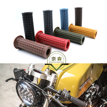 Retro motorcycle modified Universal 22mm25mm handlebar handle CG Benali Kawasaki Lifan Jialing Harley