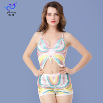 Sequin Shorts Suit Singer Stage Acting Out of Harness Sequin Sequa Performance Serve Jazz Dance Steel Tube Dance Performance