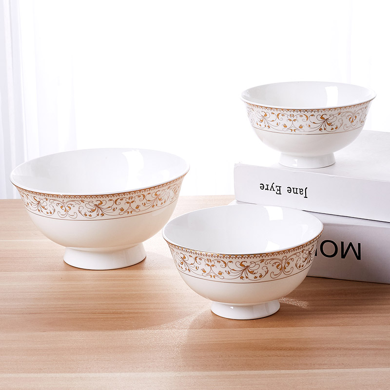 Jingdezhen 4.5 inches tall bowl of rice bowls 6 inch creative home eat rice bowl mercifully rainbow such use ipads heat - trapping ceramic bowl