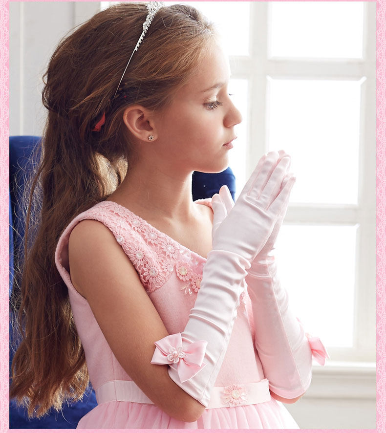 Gants pour fille en satin - Ref 2150412 Image 10